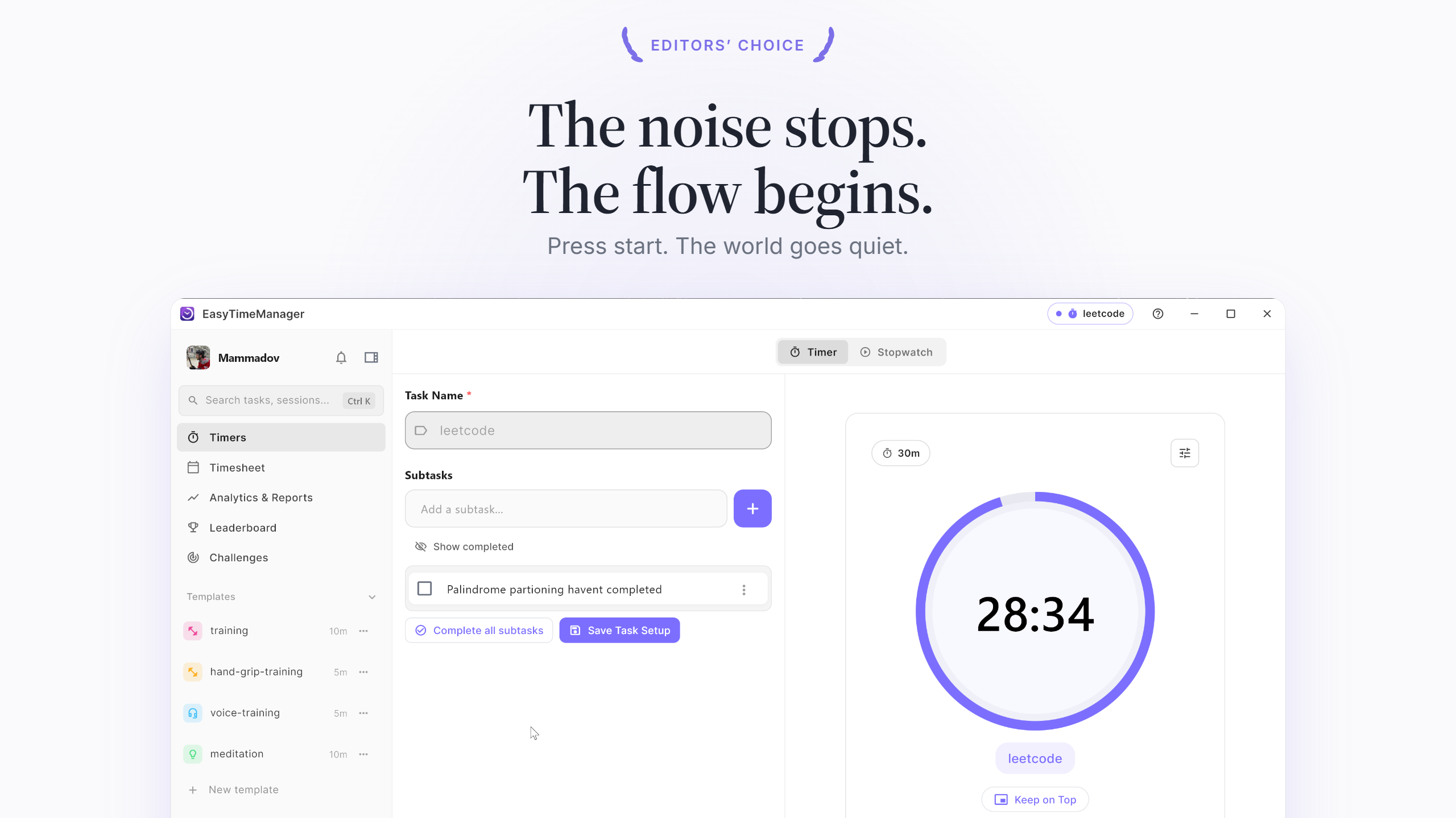 EasyTimeManager