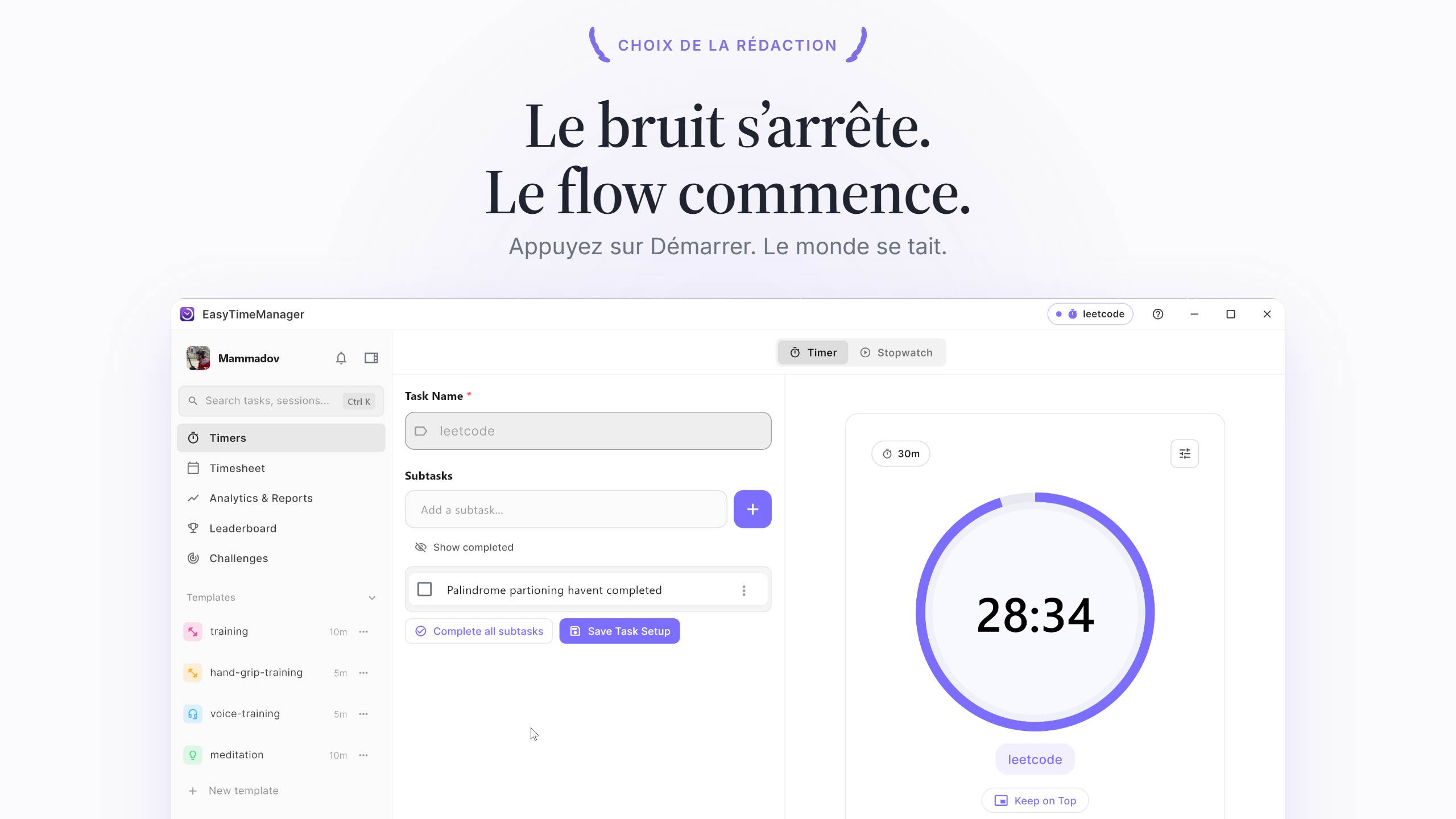 EasyTimeManager